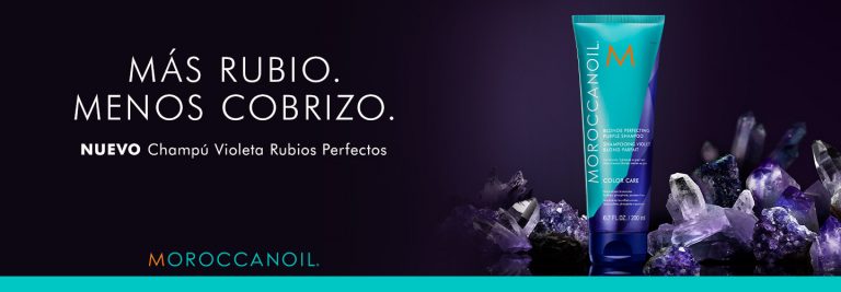 Nuevo Shampoo Violeta Rubios Perfectos de Moroccanoil
