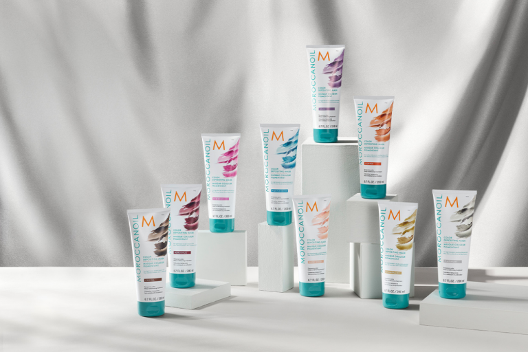 MOROCCANOIL LANZA SUS MASCARILLAS CON COLOR EN COBRE Y LILA